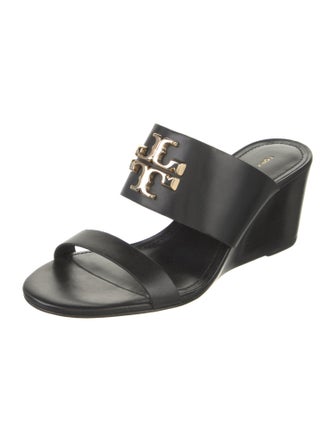 Tory Burch Leather Printed Slides