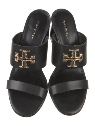Tory Burch Leather Printed Slides