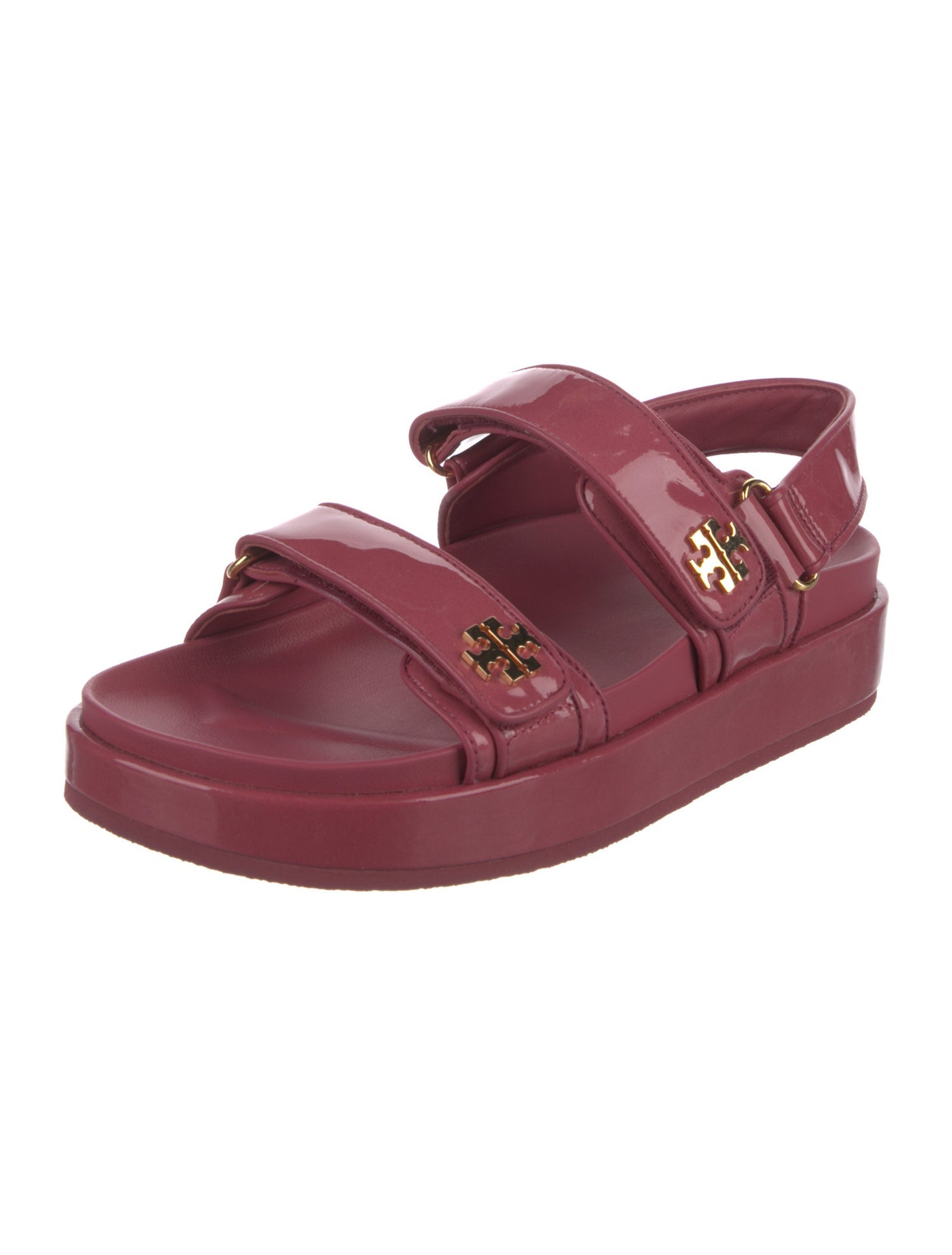 Tory Burch Patent Leather Slingback Sandals