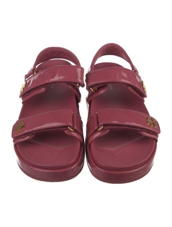 Tory Burch Patent Leather Slingback Sandals