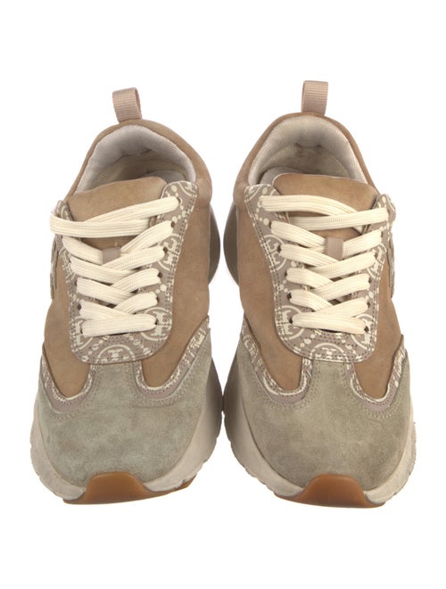 Tory Burch Suede Printed Sneakers