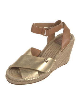 Tory Burch Leather Espadrilles