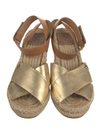 Tory Burch Leather Espadrilles