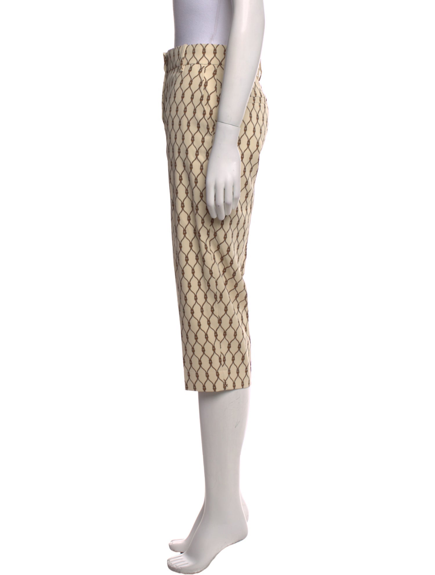 Tory Burch Printed Straight Leg Pants