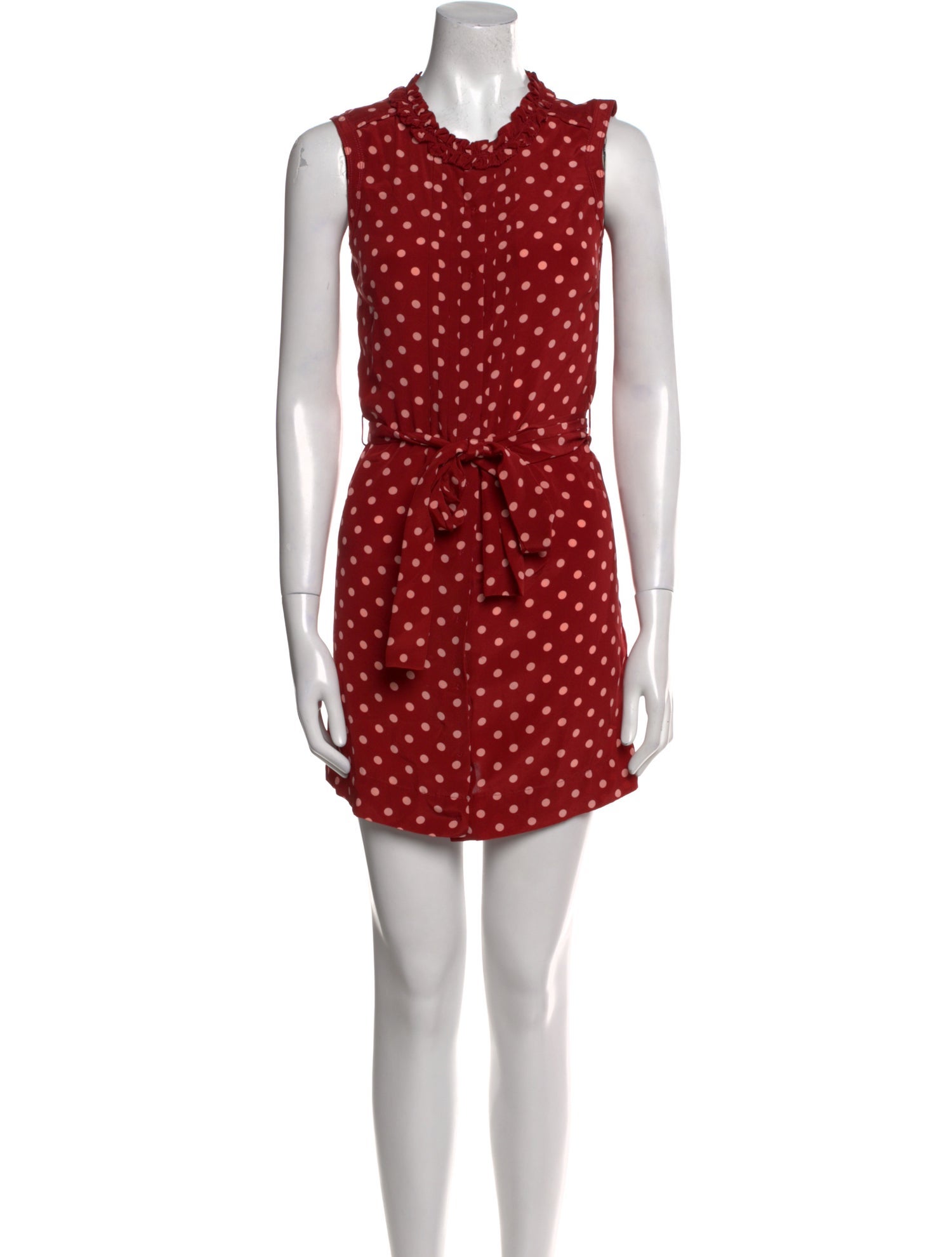 Tory Burch Polka Dot Print Mini Dress