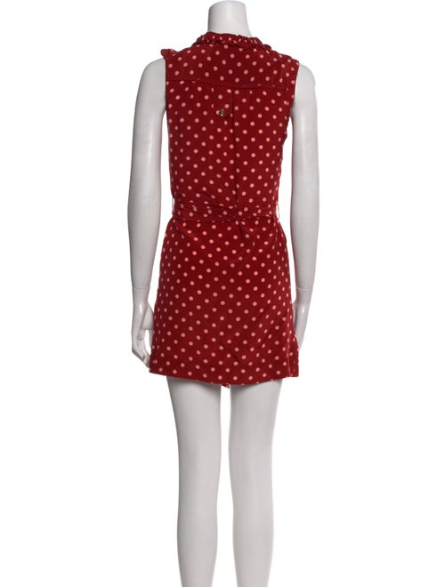 Tory Burch Polka Dot Print Mini Dress