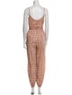 Tory Burch Printed Square Neckline Jumpsuit