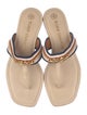 Tory Burch Leather Printed Slides