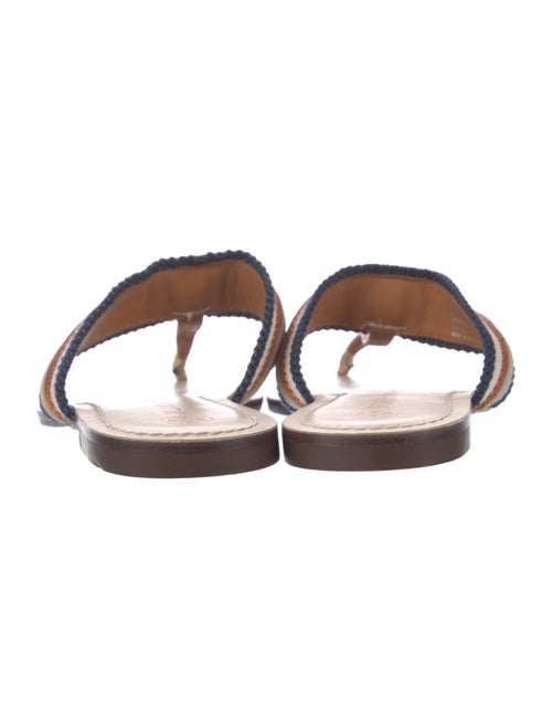 Tory Burch Leather Printed Slides