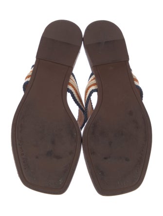 Tory Burch Leather Printed Slides