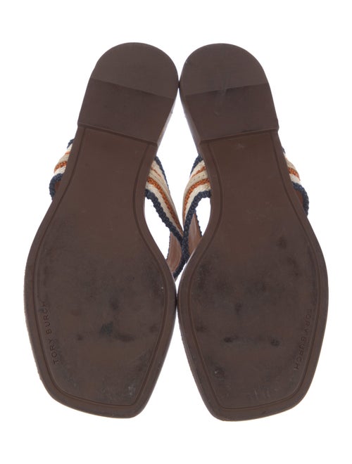 Tory Burch Leather Printed Slides