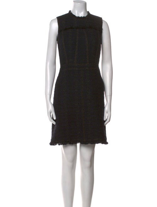 Tory Burch Mock Neck Mini Dress