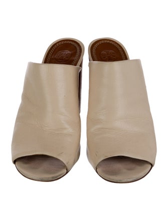 Tory Burch Leather Slides