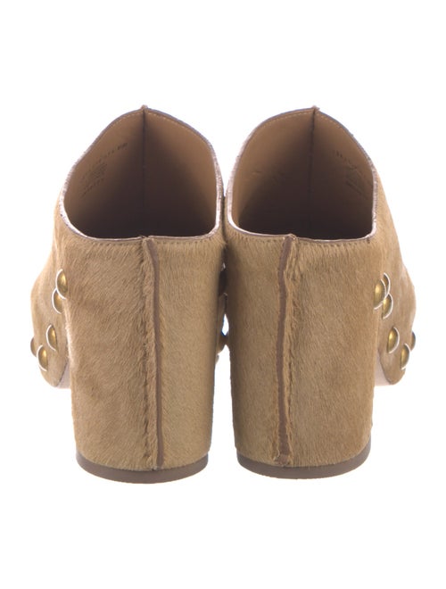 Tory Burch Ponyhair Studded Accents Mules