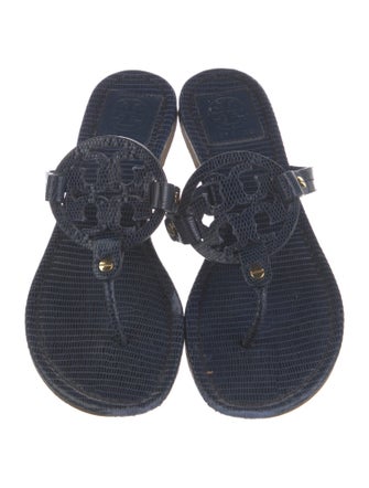 Tory Burch Leather Flip Flops