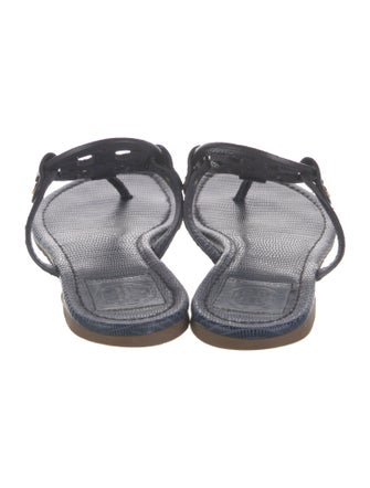 Tory Burch Leather Flip Flops