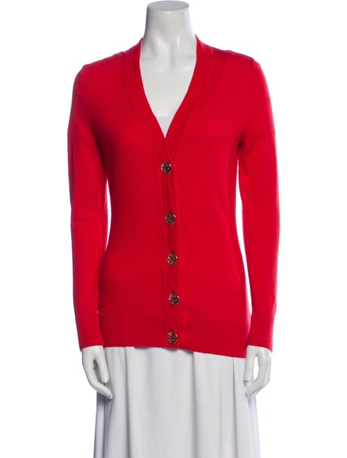 Tory Burch Merino Wool V-Neck Sweater