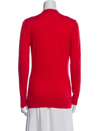 Tory Burch Merino Wool V-Neck Sweater