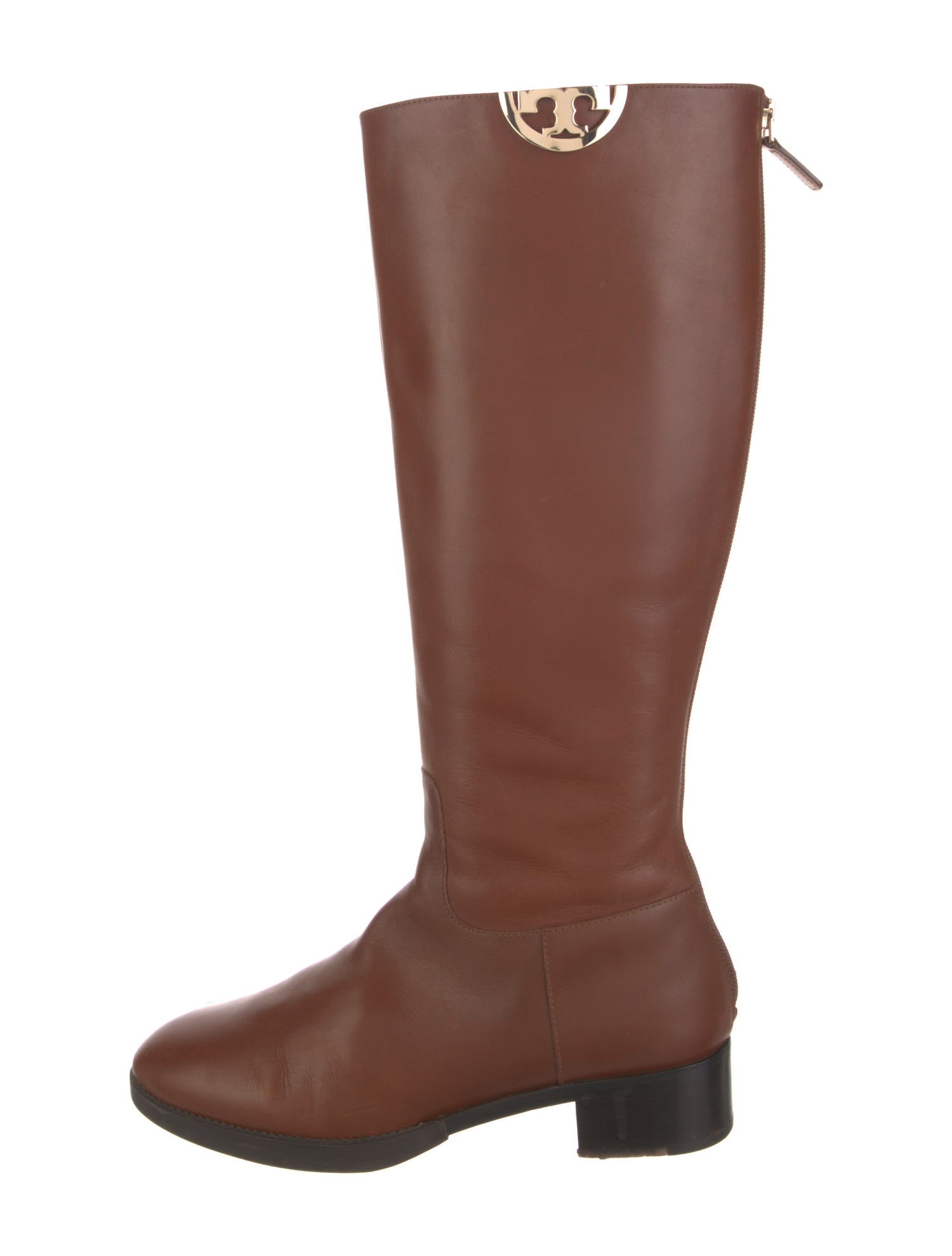 Tory Burch Leather Riding Boots