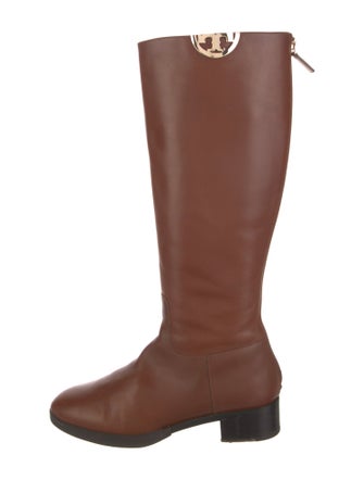 Tory Burch Leather Riding Boots