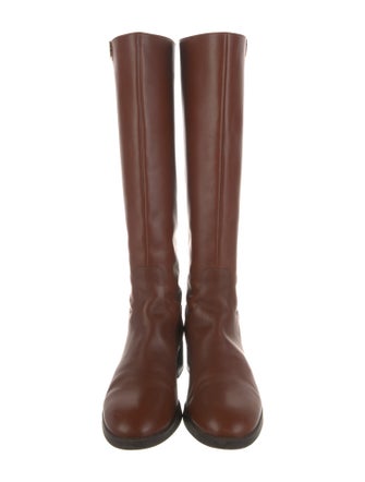 Tory Burch Leather Riding Boots