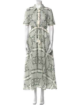 Tory Burch Printed Long Dress