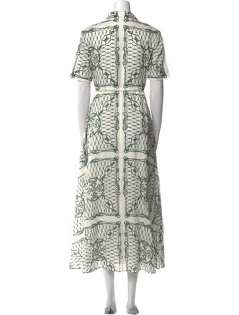 Tory Burch Printed Long Dress