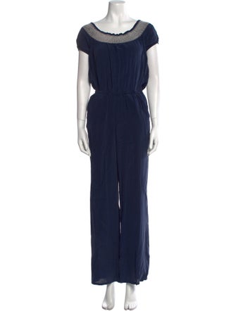 Tory Burch Scoop Neck Jumpsuit