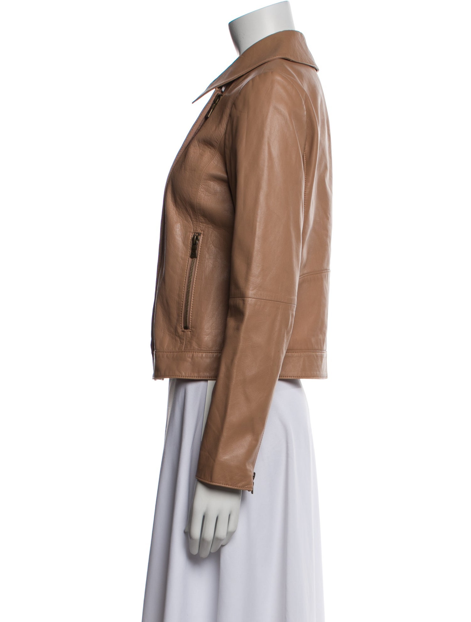 Tory Burch Leather Biker Jacket