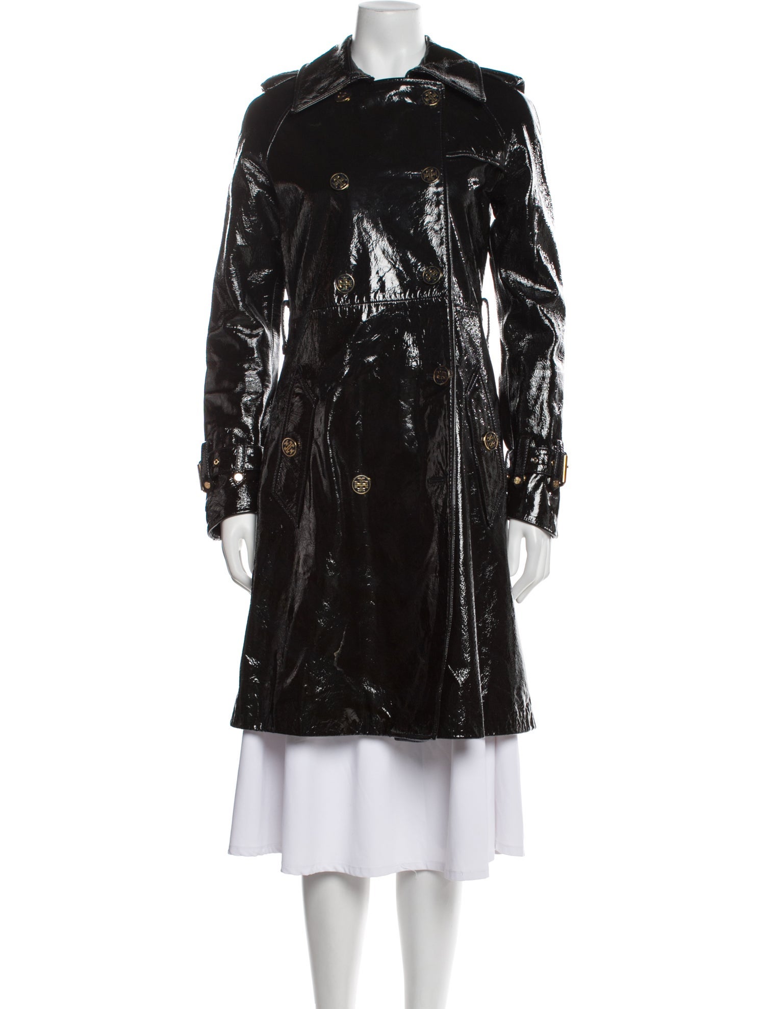 Tory Burch Leather Faux Fur Jacket