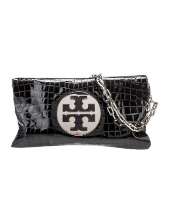 Tory Burch Patent Leather Top Handle Bag