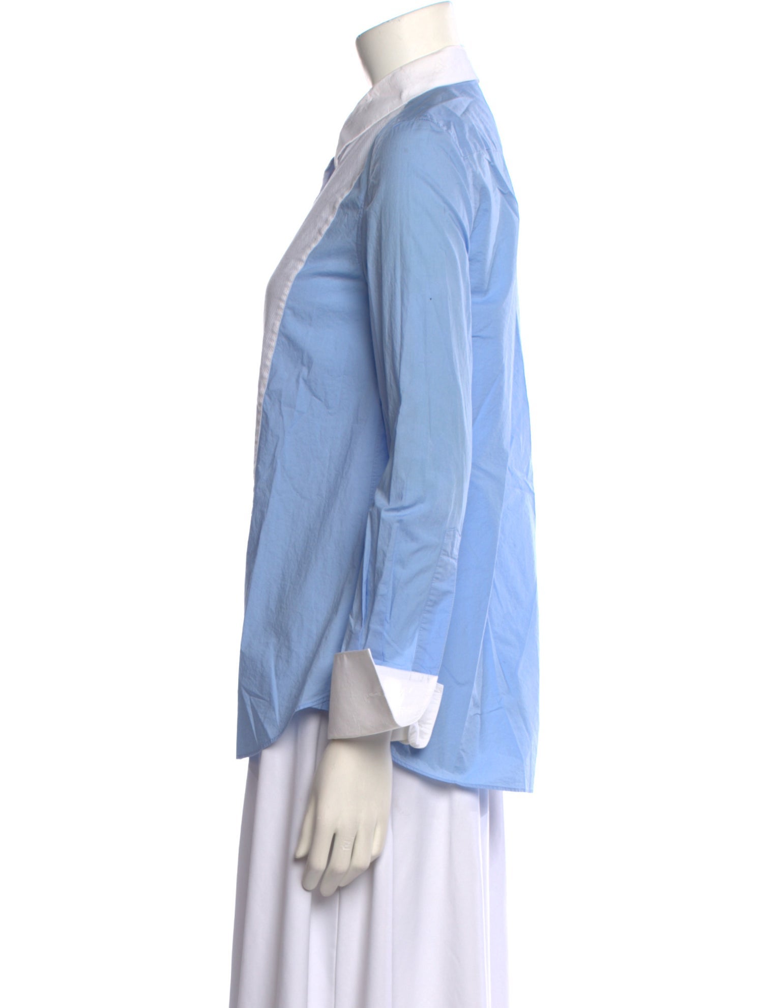 Tory Burch Long Sleeve Button-Up Top