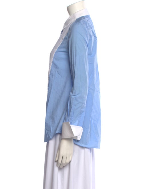 Tory Burch Long Sleeve Button-Up Top