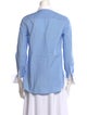 Tory Burch Long Sleeve Button-Up Top