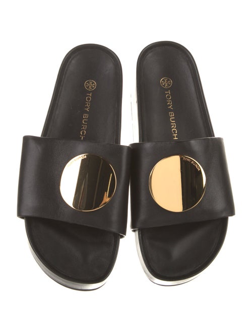 Tory Burch Leather Slides
