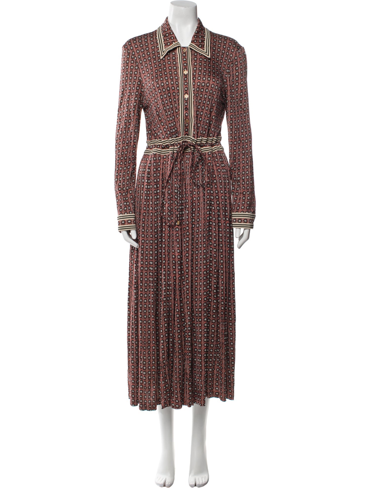 Tory Burch Paisley Print Long Dress