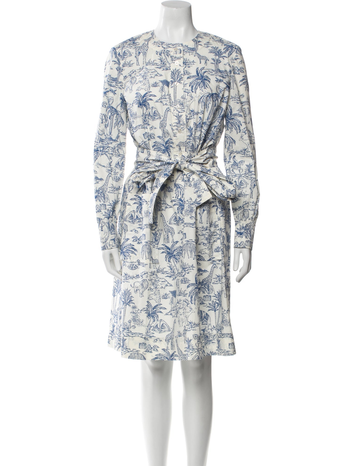 Tory Burch Printed Knee-Length Dress