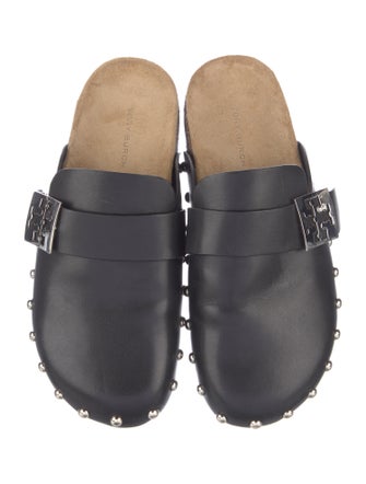 Tory Burch Leather Mules