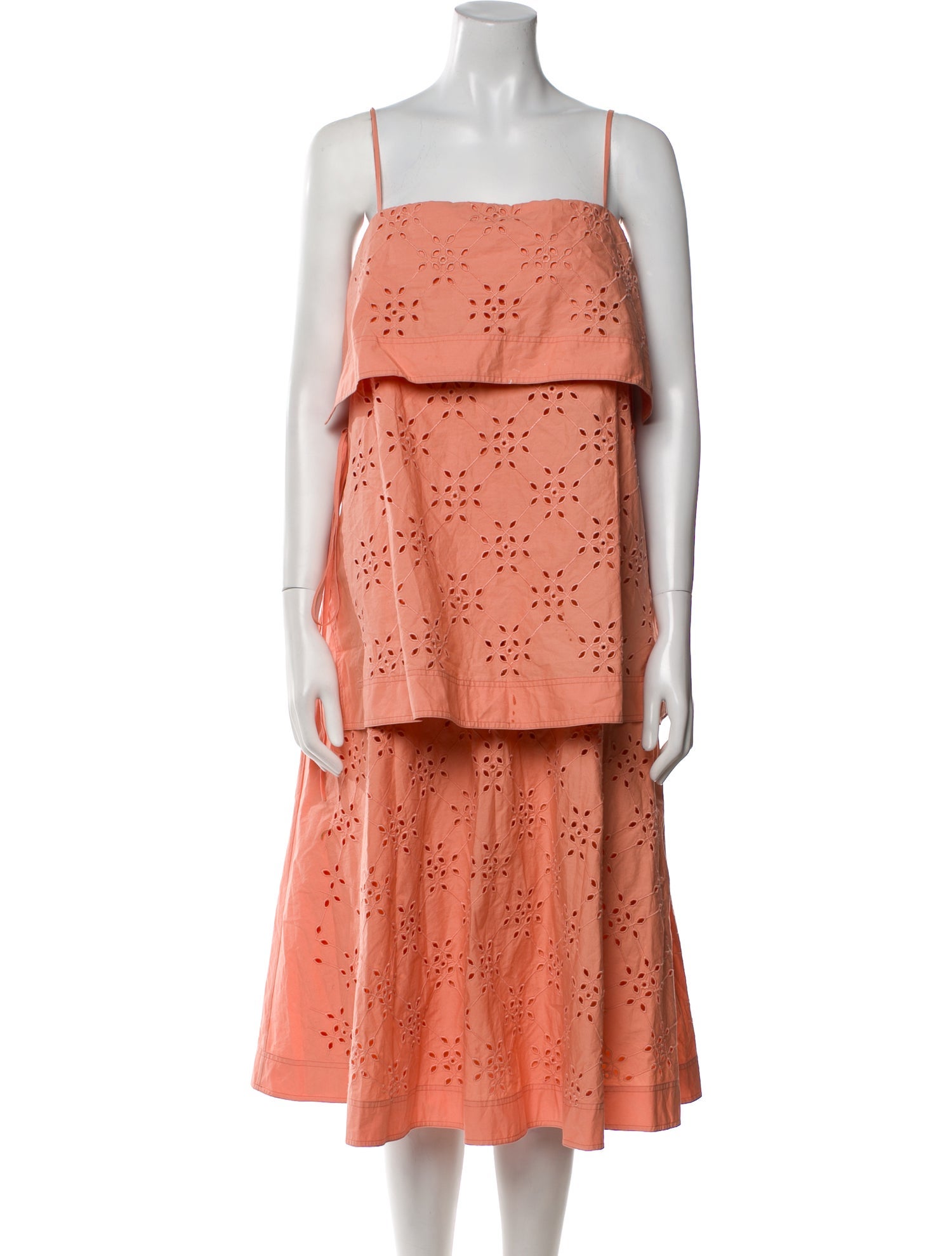 Tory Burch Lace Pattern Knee-Length Dress