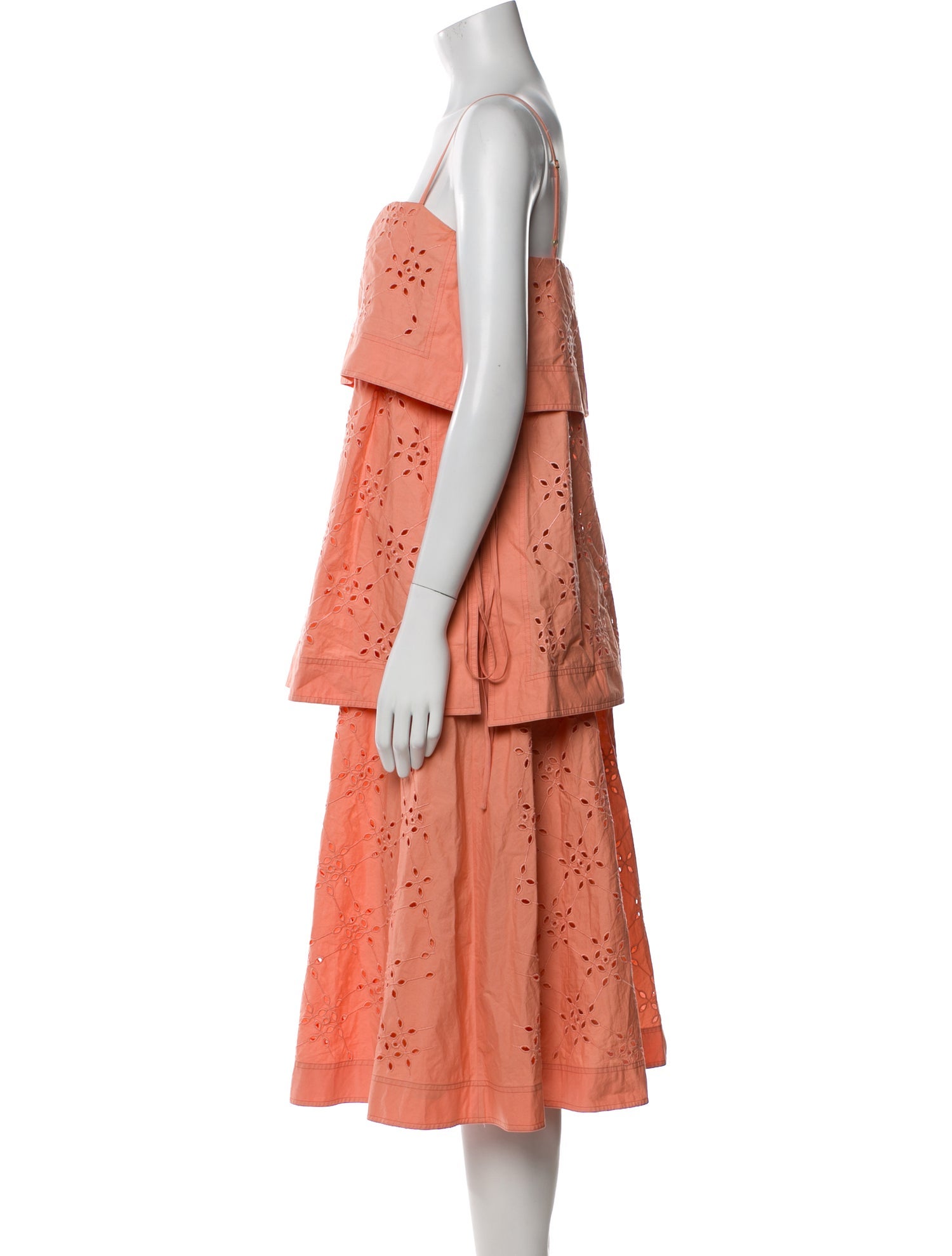 Tory Burch Lace Pattern Knee-Length Dress
