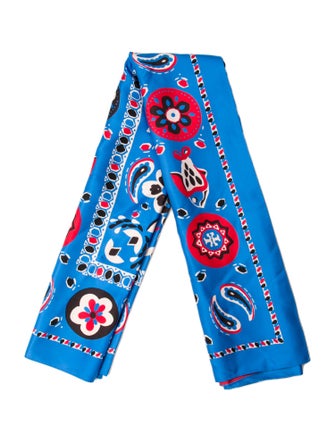 Tory Burch Silk Printed Scarf