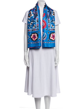 Tory Burch Silk Printed Scarf