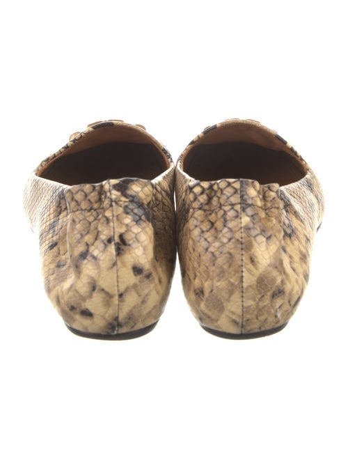 Tory Burch Leather Animal Print Loafers