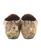 Tory Burch Leather Animal Print Loafers