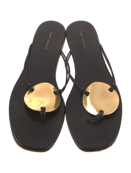 Tory Burch Leather Slides