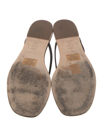 Tory Burch Leather Slides