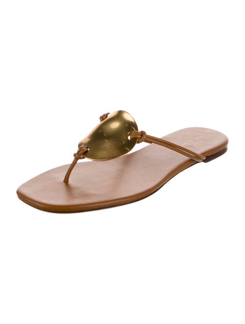 Tory Burch Leather Flip Flops