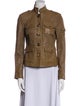 Tory Burch Leather Utility Jacket