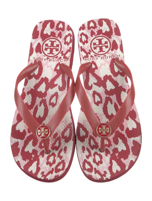 Tory Burch Rubber Printed Flip Flops