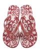 Tory Burch Rubber Printed Flip Flops